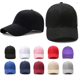 Ball Caps Casual Solid Hats Pure Colour Black Cap For Men Women Unisex Blank Baseball Plain Bboy Snapback