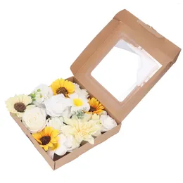 Decorative Flowers Artificial Combo Box Set Fake For DIY Wedding Party Home Decoration Props