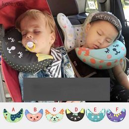 Pillows Children Auto Car Seat Headrest Pad Shoulder Support Cushion Cotton Soft Sleep Pillow High Quality Car Neck Pillow 1 PcL231116