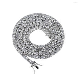 Chains 3 Pieces Tennis Chain 3mm4mm5mm Zircon Necklace Dont Turn Over Design Luxury Quality Stone