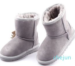 Kid Boys girls children baby warm snow boots Teenage Students Snow Winter boots Free shipping