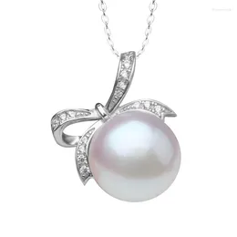 Chains Pearl Necklace Counter Style Ultra Strong Mirror Seawater Pendant Classic DN93