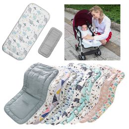 Stroller Parts Accessories Baby Stroller Seat Cotton Comfortable Soft Child Cart Mat Infant Cushion Buggy Pad Chair Pram Car born Pushchairs Accessories 230414