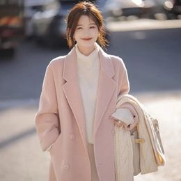 Women's Fur Faux 2023 Autumn and Winter Korean Version Loose Academy Wind Mori Department In The Long Woolen Coat Female 231115