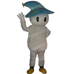 Simulation Snowman Mascot Costume Adult Size Cartoon Anime theme character Carnival For Men Women Halloween Christmas Fancy Party Dress
