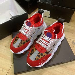 2023 Designer Men Casual Shoes Top Chain Reaction Jewels Link Trainer Shoes womens Sneakers Size 35-46 With box