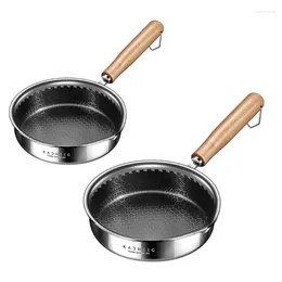 Pans Flat Bottom Nonstick Frying Cooking Pots Skillets Omelette Steak Gas Stove Cookware