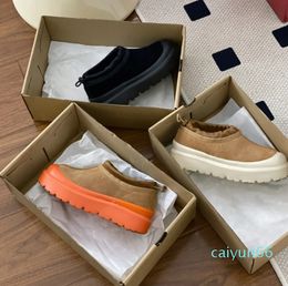 Boot Wool Fur Weather Hybrid Slipper Boots Chocolate Chesut Orange Snow Classic Booties Men Women Winter Waterproof Rain Shoes