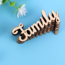 Party Decoration 10 Pcs Gift Stickers Labels Wooden Craft Slice Log Cabin Decor Family Cutouts Vintage Home Wood Tags Blank