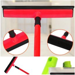 Brooms & Dustpans Floor Hair Broom Dust Scraper Pet Rubber Brush Carpet Cleaner Sweeper No Hand Wash Mop Clean Wipe Window Tool T20062 Dh7Lt