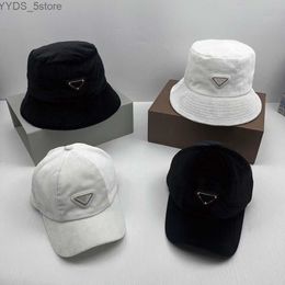 Ball Caps New P Family Gold Classic Metal Letter Label Fisherman Hat Single Velvet Fashion Versatile Men's and Women's Baseball Hat YQ231116