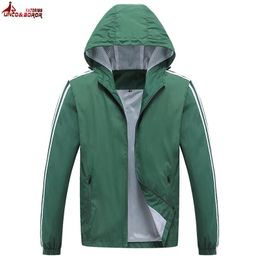 Men's Jackets Spring Men Outdoor Gym Sports Jackets Hooded Windbreaker Coat Camping Fishing Tactical Military Male Casual Jacket 8XL 9XL 10XL 231116