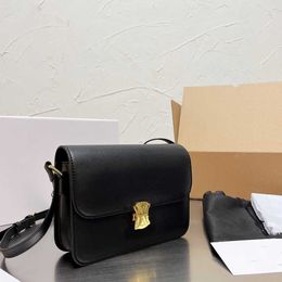 Luxurys Celinne Classic Box Designer Bags Handbags Shoulder Crossbody Bag Tote New Women's Fashion Textured Leather Portable Envelope bags Messenger Bag