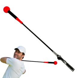 Other Golf Products 122cm102cm Swing Trainer Elastic Fiber Rod Silicone Practice Stick Grip Training Aid Master 231115