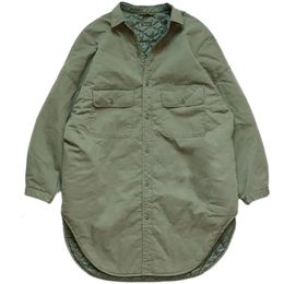 Men's Jackets KAPITAL Fashion Brand Medium Long Silhouette Loose Cotton Jacket INS Casual Men Oversized Coat Japan Style Arrival 231116