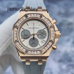 AP Swiss Luxury Watch Royal Oak Offshore Series 26231or Original Diamond Set Date Timing Function 37mm Automatic Mechanical Watch Credit