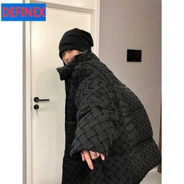 BottegassVenetas Down Jackets Woven Top Quality DEFINEX Design Personalized Heavy Work Weaving Thickened Bread Suit for Men and Women Couple Cotton