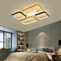 Chandeliers LED Pendant Lamp Modern For Living Room Bedroom Ceiling Black/gold Home Decoration Lights