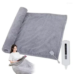 Blankets Electrical Blanket For Office Washable Cosy Heating Thermal Massage Mat Bed Body Warmer Heated Travelling Home