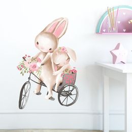 Wall Stickers Cartoon For Kids Rooms Baby Nursery Bedroom Living Room Decor Home Decals