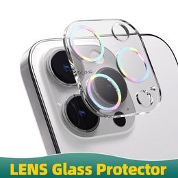 3D camera lens protector bling glitter tempered glass screen protector for iPhone 15Pro Max 14Plus 11 12 13 mini