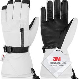 Ski Gloves Waterproof Snowboard Touchscreen Outdoo Mitten 3 M Thinsulate Snow Motorcycle 231115