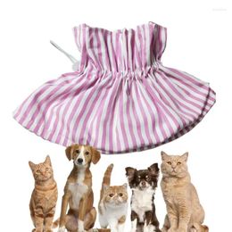 Dog Collars Cats Elizabethan Collar Washable Drawstring Design Protective Neck Recovery Wound Kitten Adjustable Pet Supplies