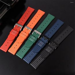 Watch Bands Strap 20/22mm Soft Rubber Band Belt For SRPD63 Diving Series Accessories