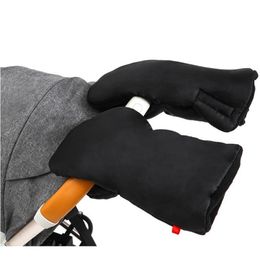 Stroller Parts Accessories Stroller Gloves Winter Mittens Handmuff for Toddler Kids Pushchair Buggy Pram Hand Muff Waterproof Baby Stroller Accessories 230414