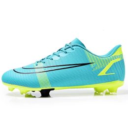 Платье TF/FG Мужские футбольные ботинки профессиональные матча Clits Football Boots подростки единственные анти-скользкие спортивные кроссовки.