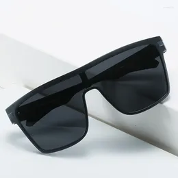 Sunglasses Fashion Square Oversized Anti Glare Driver Mirror Sun Glasses For Men Women Goggles Male Female
