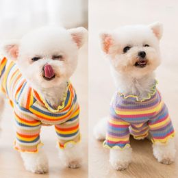 Dog Apparel Spring Pet Clothes Puppy Vest T-Shirt Cute Skirt Dress Bottoming Shirt Costume Accessories