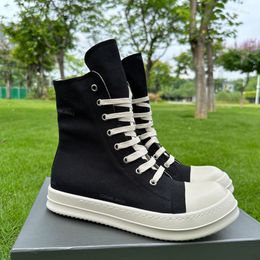 black boots for women Designer Boots Mini Snow Canvas High boot breathable Black Lace Up light shoes fashion Genuine autumn winter australia booties big canvas 35-47