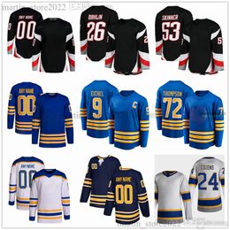 Stitched Hockey Jerseys 16 Pat LaFontaine 17 Tyson Jost 19 Peyton Krebs 75 Connor Clifton 6 Erik Johnson 10 Henri Jokiharju 31 Eric Comrie 1 Ukko-Pekka Luukkonen