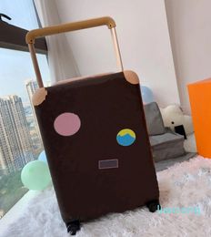 Spinner Brown Suitcases Womens Horizon Top Quality Trunk Watercolor Wheel Duffel Rolling Luggage