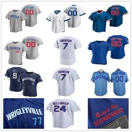 Dansby Swanson Baseball Jersey Cody Bellinger Seiya Suzuki Nico Hoerner Eric Hosmer Ernie Banks Andre Dawson Ryne Sandberg Marcus Stroman Christopher Morel