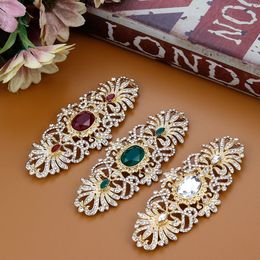 Pins Brooches Neovisson Gold Color Crystal Brooch Morocco Arabic Bridal Wedding Jewelry Flower Women Brooches Dubai Algeria Caftan Hijab Pins 231115