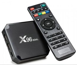 Smart TV Box X96mini Android s 905w H3H1 Allwinner H313 Quad Core 1+8GB 2+16GB With 2.4G WiFi Smart 4K 100M LAN