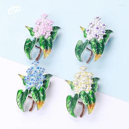 Brooches Fashion Retro European And American Lilac Brooch Female Wild Clothing Accessories Plant Series