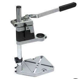 Tool Parts Wholesale Dremel Electric Drill Stand Power Rotary Tools Accessories Bench Press Diy Tool Double Clamp Base Drop Delivery H Dhaun
