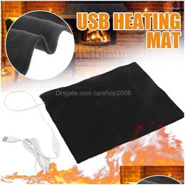 Carpets Usb Electric Blanket Carbon Fibre Heating Pillow Mat Pad Pet Film Winter Infrared Fever Pads For Back Pain Drop Delivery Hom Dhd5R
