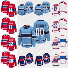 Men Kids Women Hockey Reverse Retro 14 Nick Suzuki Jersey Winter Classic 62 Artturi Lehkonen 73 Tyler Toffoli 17 Josh Anderson 22''nhl