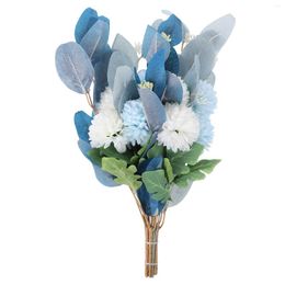 Decorative Flowers 1PC Beautiful Fake Hydrangea Bouquet Home For Decor Shop Dorm