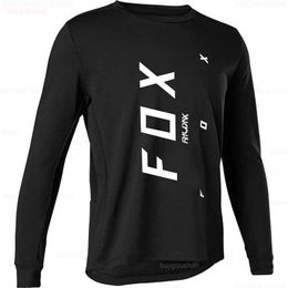 Men's T-Shirts Raudax Fox Men Downhill Jerseys MTB Mountain Bike Shirts Offroad Motorcycle Jersey Motocross Cycling Clothing