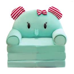 Pillow Toddler Child Folding Plush Sofa Bed Case Baby Kid Only Cover No Filling Cartoon Crown Seat Children's Chair Neat Puff Ski