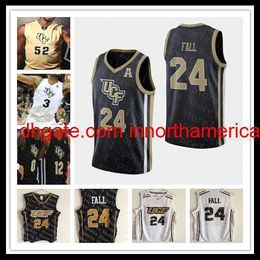 Custom UCF Knights College Basketball Jerseys 24 Tacko Fall 1 B. J. Taylor 2 Terrell Allen 15 Aubrey Dawkins 35 Collin Smith