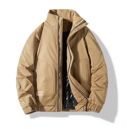 Men's Jackets Winter Jacket Men Cotton Padded Coat Casual Plus Size Mens Work 2023 Clothing 8XL Baseball Veste Homme 231116