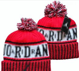 Fashion Designer hats Brand Michael Hat Flight Beanies Chicago 23 Men's and women's beanie fall/winter thermal knit hat brand bonnet plaid Skull Hat Luxury warm cap a44