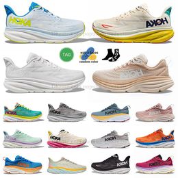 Hoka Shoes womens one bondi 8 Clifton Runner Sneakers Hokas Carbon X 2 shadow triple black white harbor lunar rock mens trainers samber yellow summer song big size 46 47