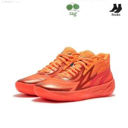 Crianças LaMelo Ball MB01 MB02 Rick Morty Sapatos Mens Grade School Basketball Shoes para venda Esporte Sapato Trainner Tênis Tamanho 35-46